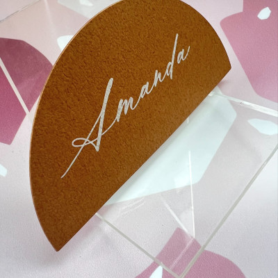 Die cut place card