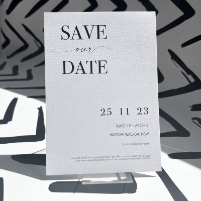 Save the date card