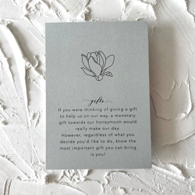 Wedding Gifts Card