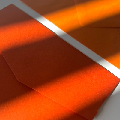 Orange envelopes